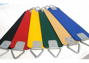 Rubber Belt Seat- Black Blue Green Red Tan Yellow