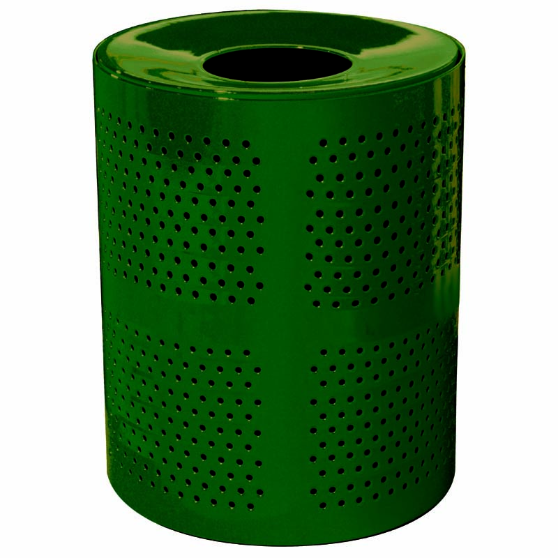 32 Gallon Perforated Trash Receptacle