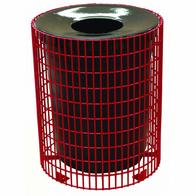 32 Gallon Wire Trash Receptacle