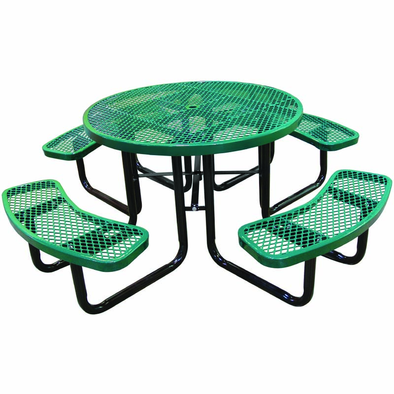 46" Round Expanded Metal Table