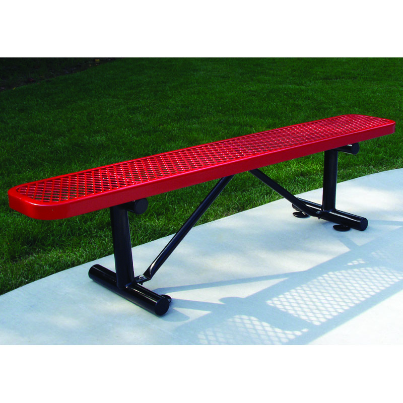 6' Expanded Metal Bench