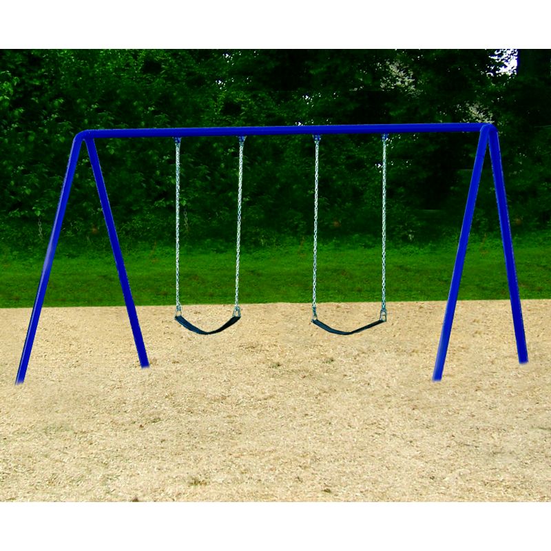 Bi-Pod Swing (Powder Coated Uprights) - One Bay