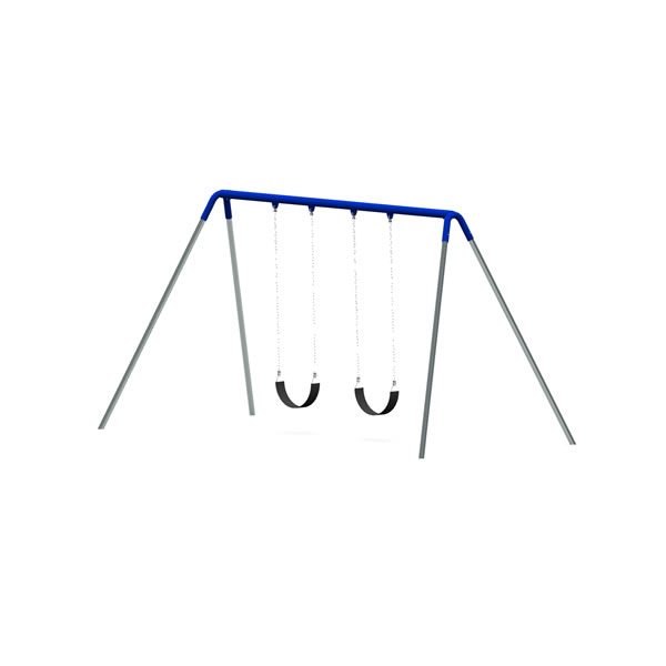 Bi-Pod Swing (Galvanized Uprights) - One Bay