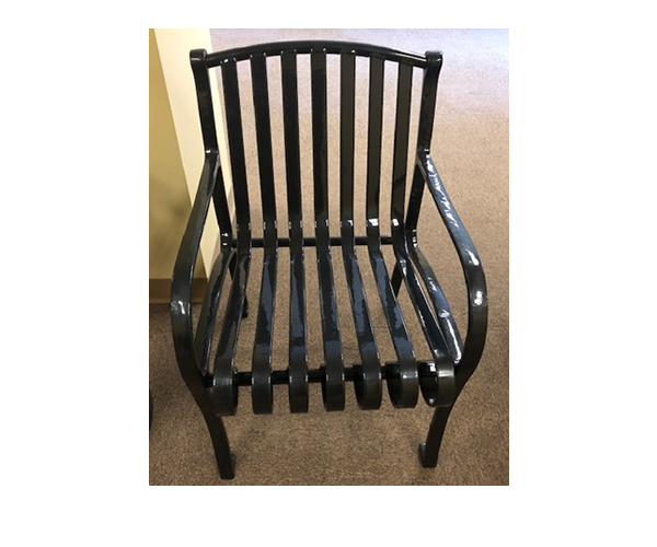 SAM-TBL11-BLK Arched Back Chair