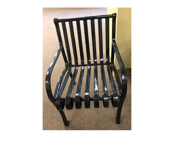 SAM-TBL11-BLK Straight Back Chair