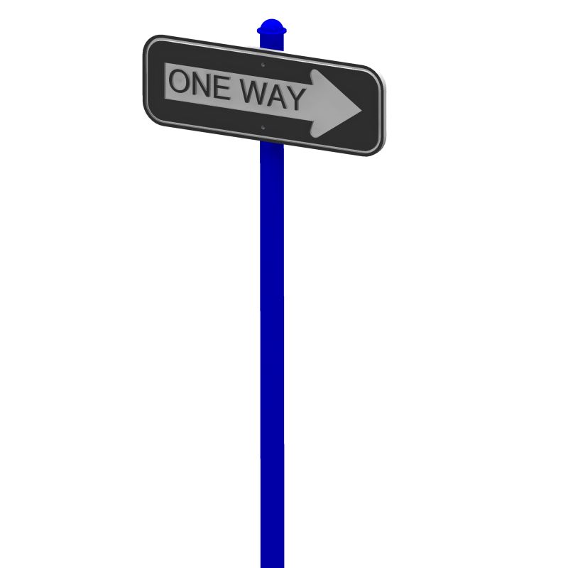 One Way Sign