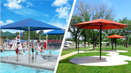 Stand Alone Playground Equipment - Playground Shade Structures