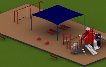 Eli Whitney Recreation Center Complete Playground Package