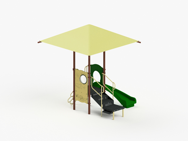 Quick Ship Playground Equipment Structure 1 Shade