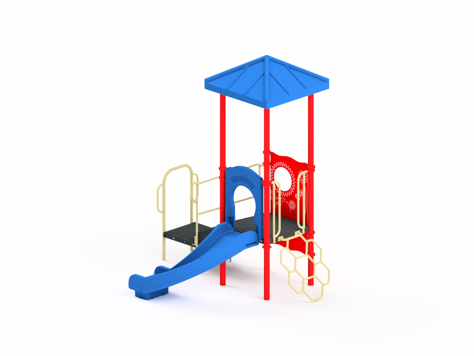 Quick Ship Playground Equipment Structure 1