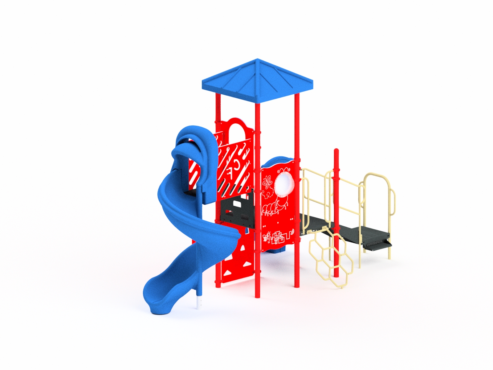 Quick Ship Playground Equipment Structure 3