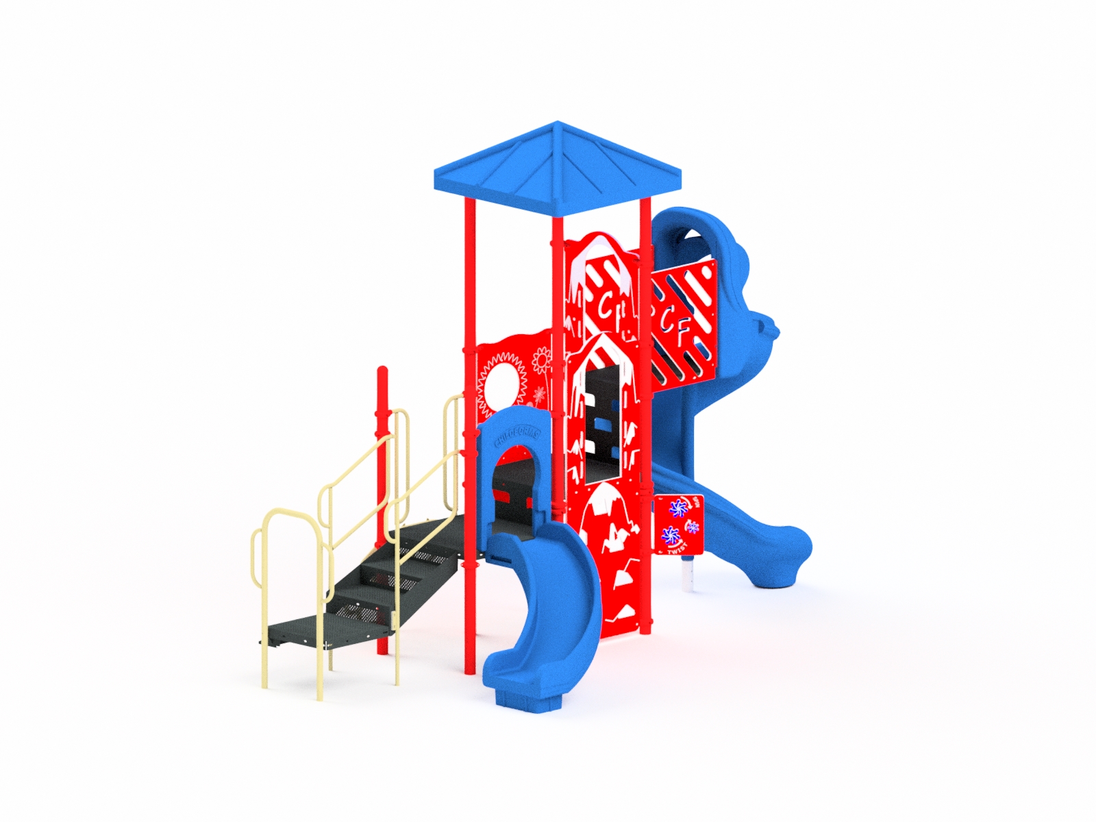 Quick Ship Playground Equipment Structure 3