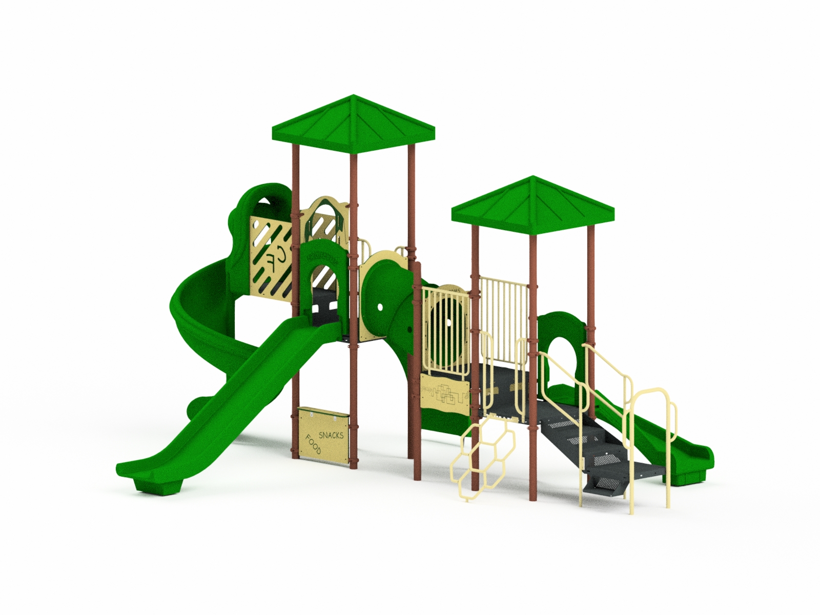 Quick Ship Playground Equipment Structure 4