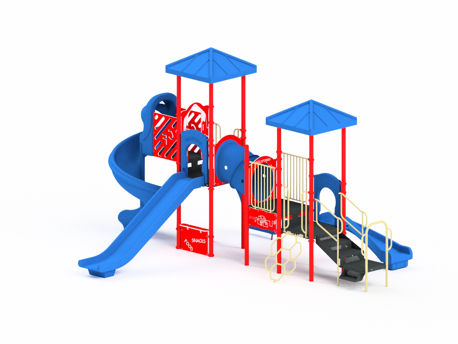 Quick Ship Playground Equipment Structure 4