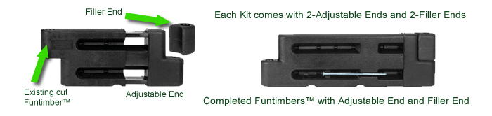 9" Adjustable End Kit