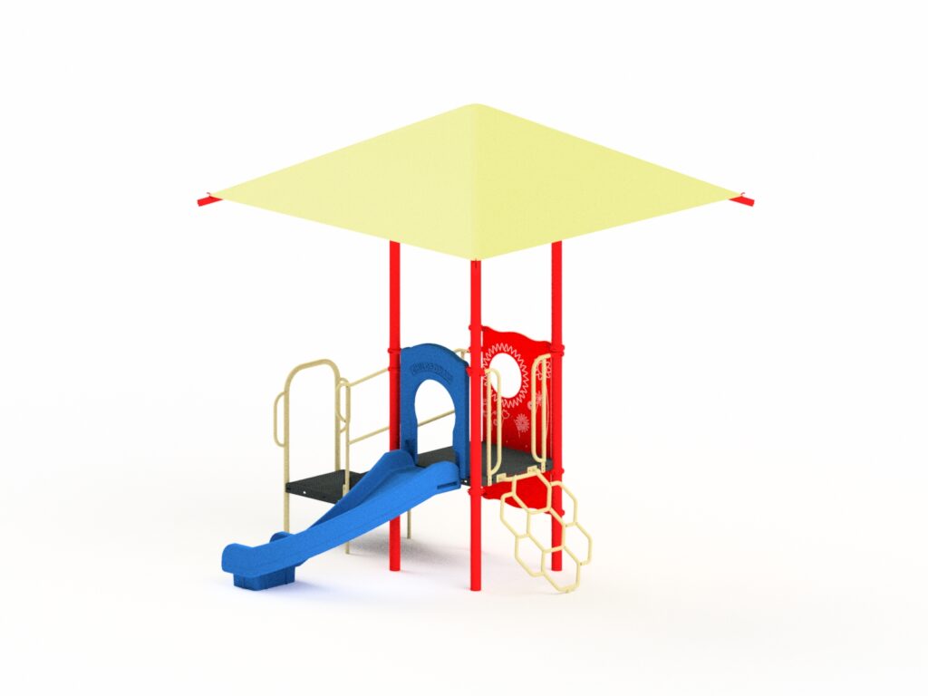 Quick Ship Playground Equipment Structure 1 Shade