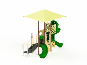 Quick Ship Playground Equipment Structure 3 Shade