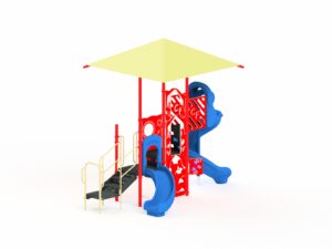 Quick Ship Playground Equipment Structure 3 Shade